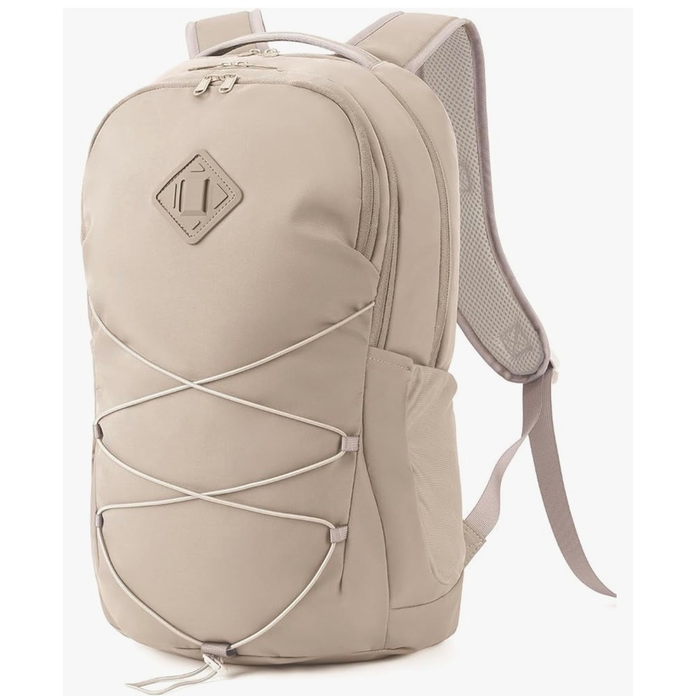 15.6 Inch Laptop Backpack Khaki Flight Approved Travel Carry On Bag WANWEN NEW - Picture 1 of 8